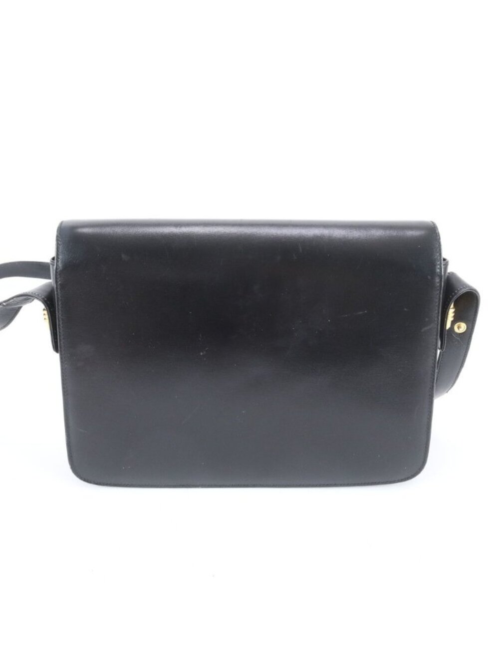 ★SOLD★ Gucci Vintage Leather 2-Way Shoulder Bag Crossbody Hand Black - Picture 2 of 10